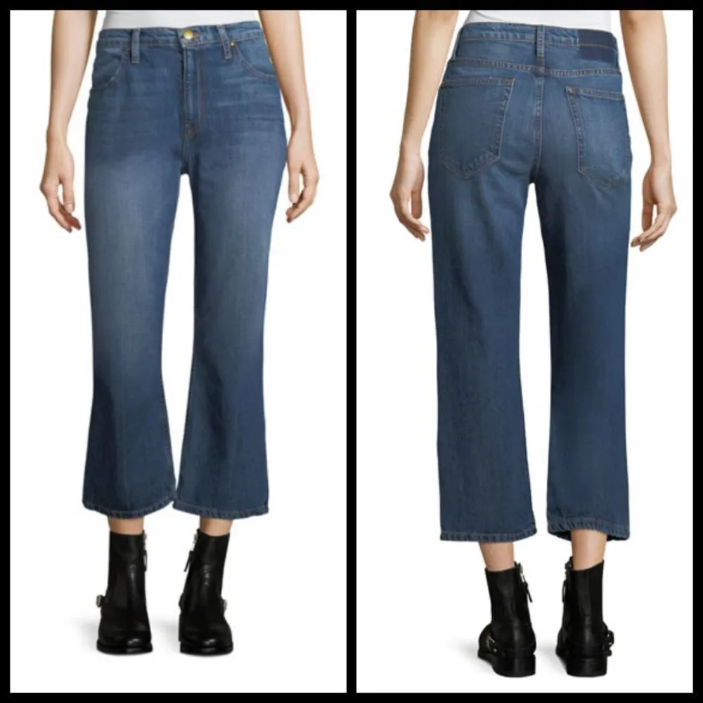 💕THE GREAT💕 The Relaxed Nerd Crop Flare Jeans 30 - Image 10