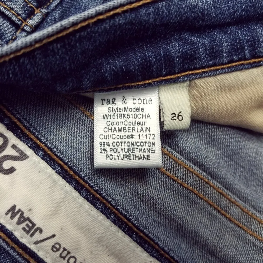 Rag & Bone DASH Relaxed Skinny Jeans 26 - Image 6