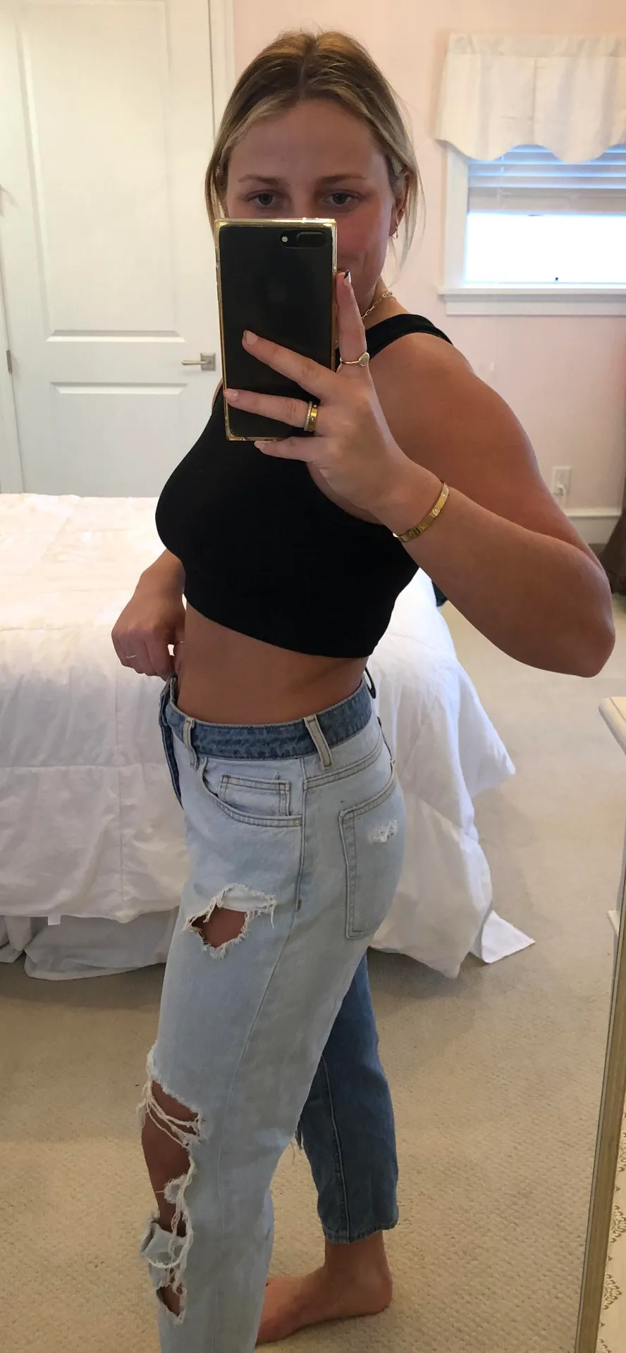 Forever 21 Two Toned Jeans - Image 2