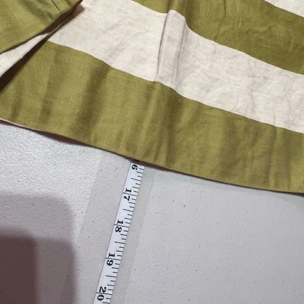 J. Crew Women's Linen Blend‎ Nautical Striped A - Image 4