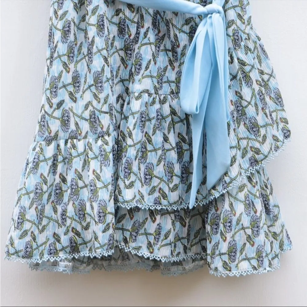 NWT foxiedox Lexie cold shoulder wrap dress in multi small - Image 6