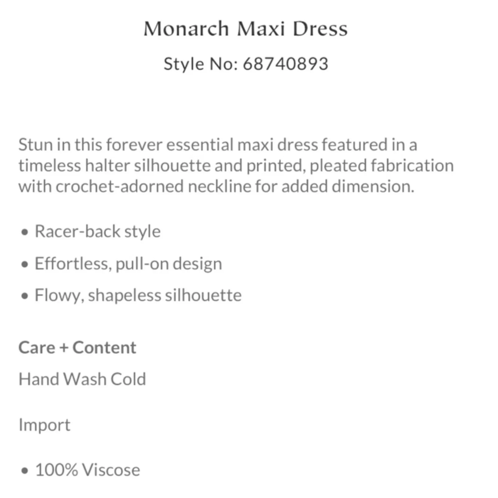 Free People Monarch Maxi Dress Size Large Bohemian Crochet 70s Goddess Halter - Image 12