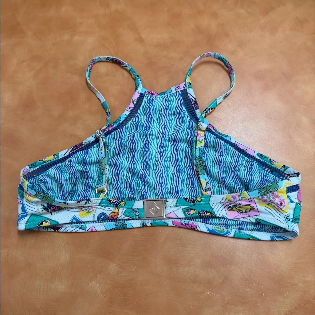 Vera Bradley Colorful Patterned Bikini Top - Image 2