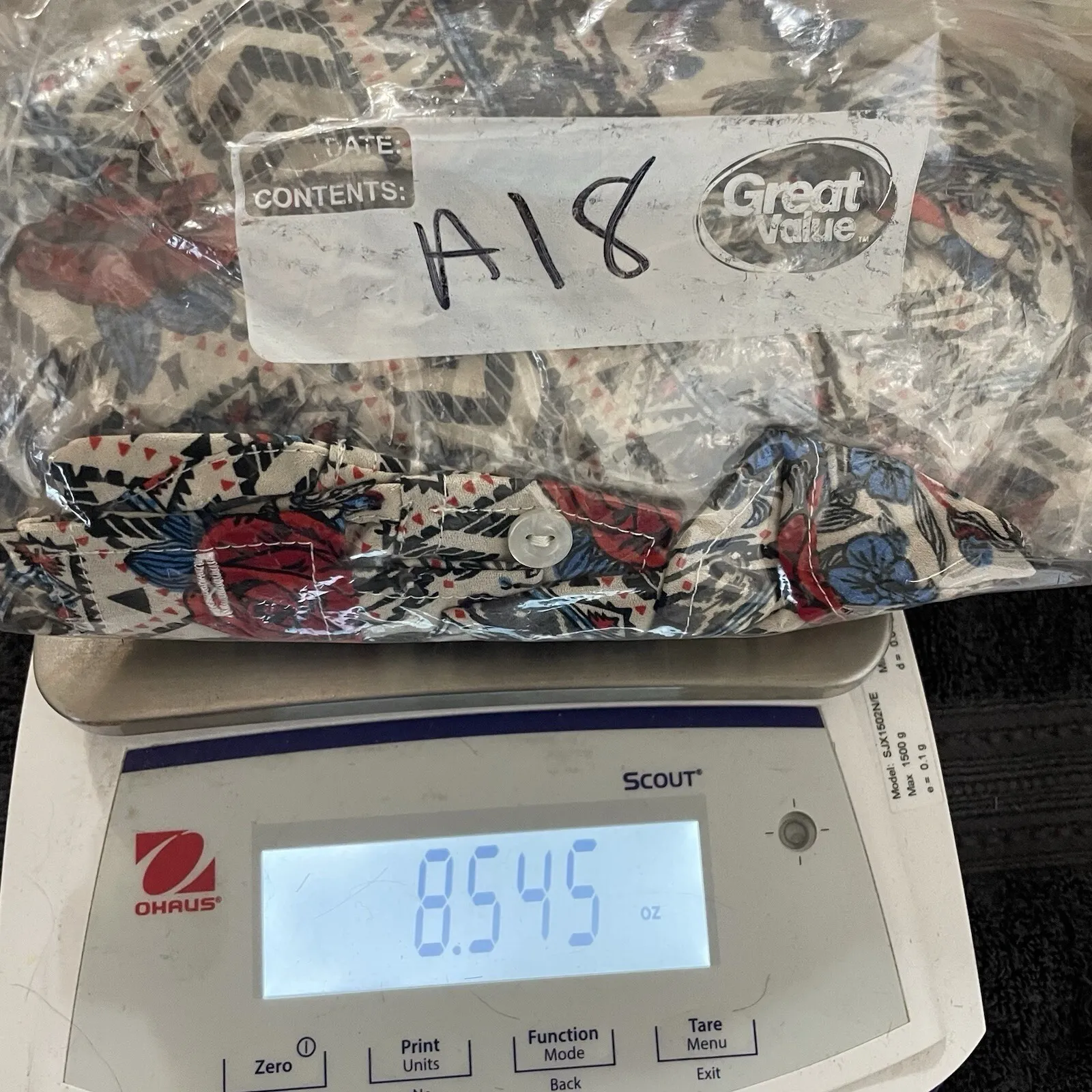 Roper Dress Long Sleeve Floral Print Casual Western Tunic‎ Dress 1X Size XL - Image 9