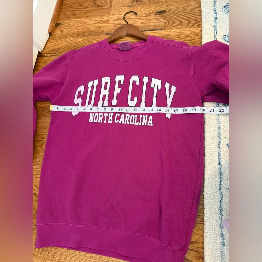 Surf City North Carolina NC Comfort Colors Sweatshirt Size Small - Image 6
