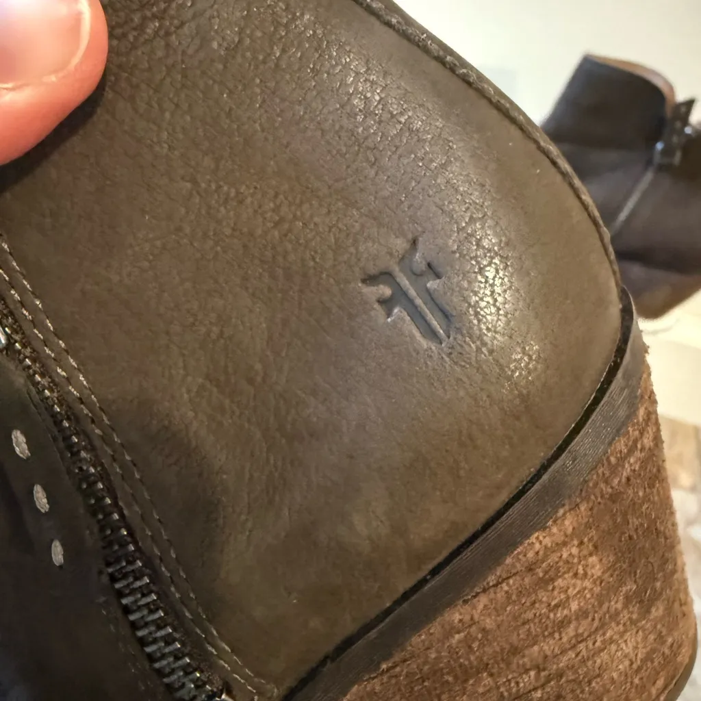 Frye | Judith Brown Leather Ankle Boots - Image 10