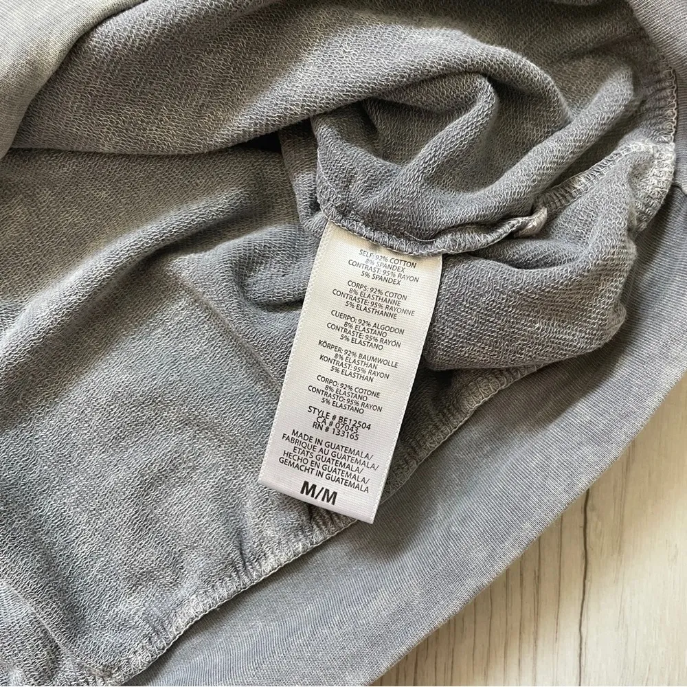 Eri Ali Anthropologie Weckerlie Scalloped Sweater Acid Wash Gray (Medium) - Image 6