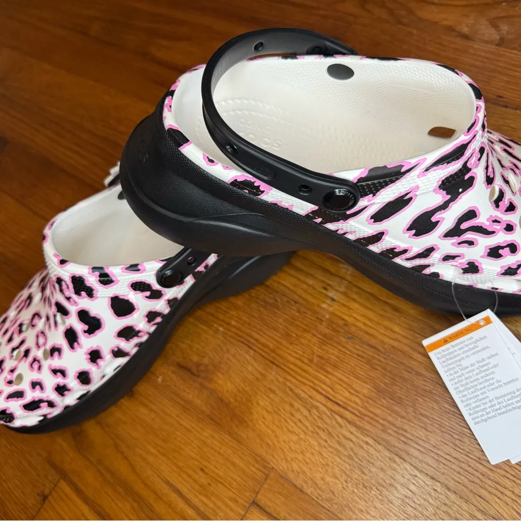 New NWT Crocs Ron English Party Animal Cruella Bae Platform Collaboration Clog - Image 6