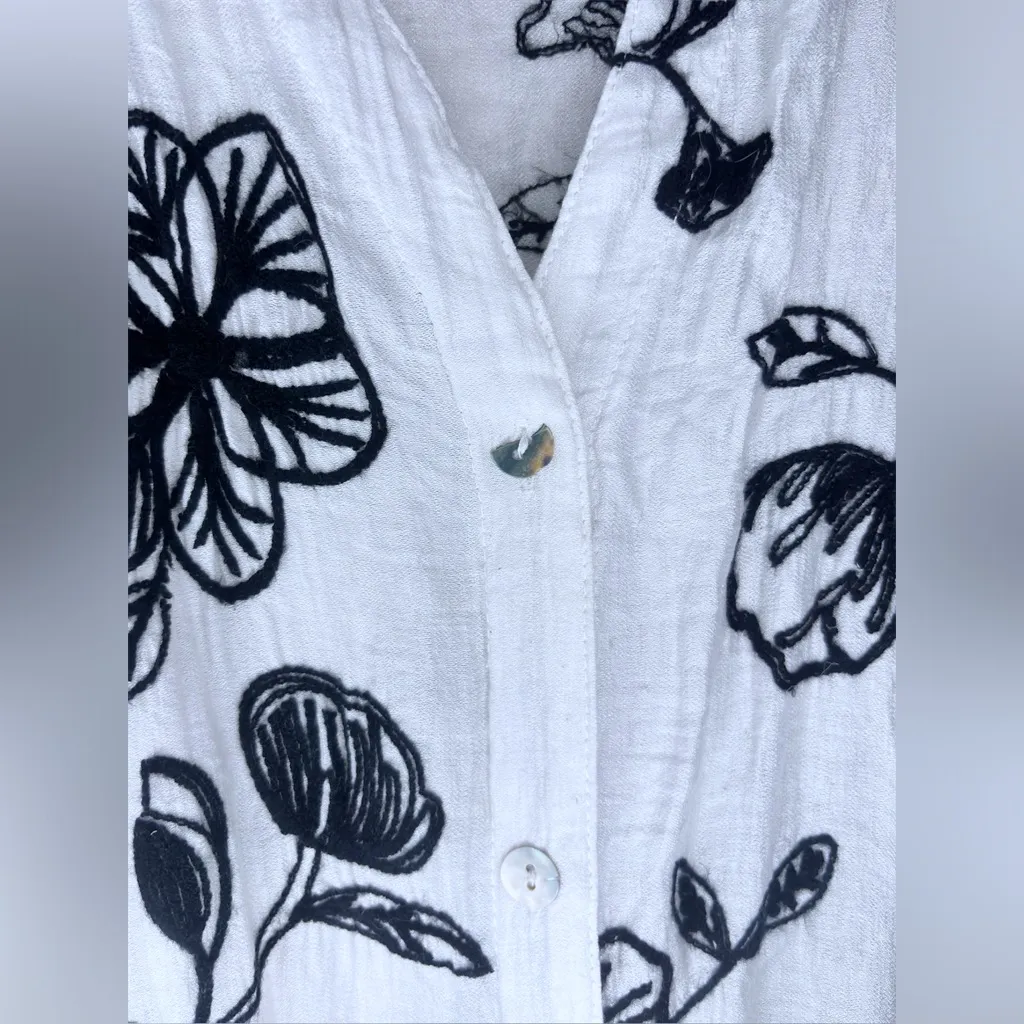 KINDRED ANTHROPOLOGIE Women’s Plus Size Embroidery Peasant Boho Style Tunic Top - Image 6