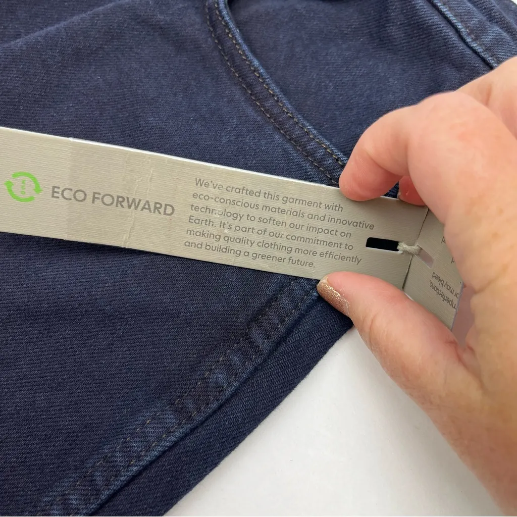 Hudson Jeans Reconstructed Skirt Womens Size 30 Dark Blue Denim Zipper‎ NEW - Image 6