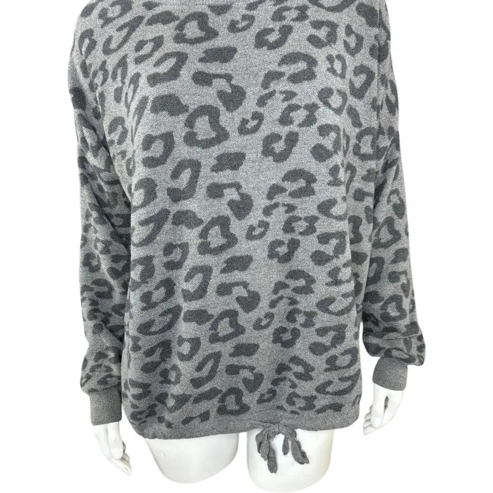 Barefoot Dreams CozyChic Ultra Lite Pullover Graphite-Carbon Medium - Image 6