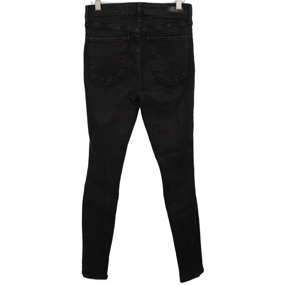 Abercrombie & Fitch Simone High Rise Super Skinny Black Denim Jeans Size 27 4 R - Image 2