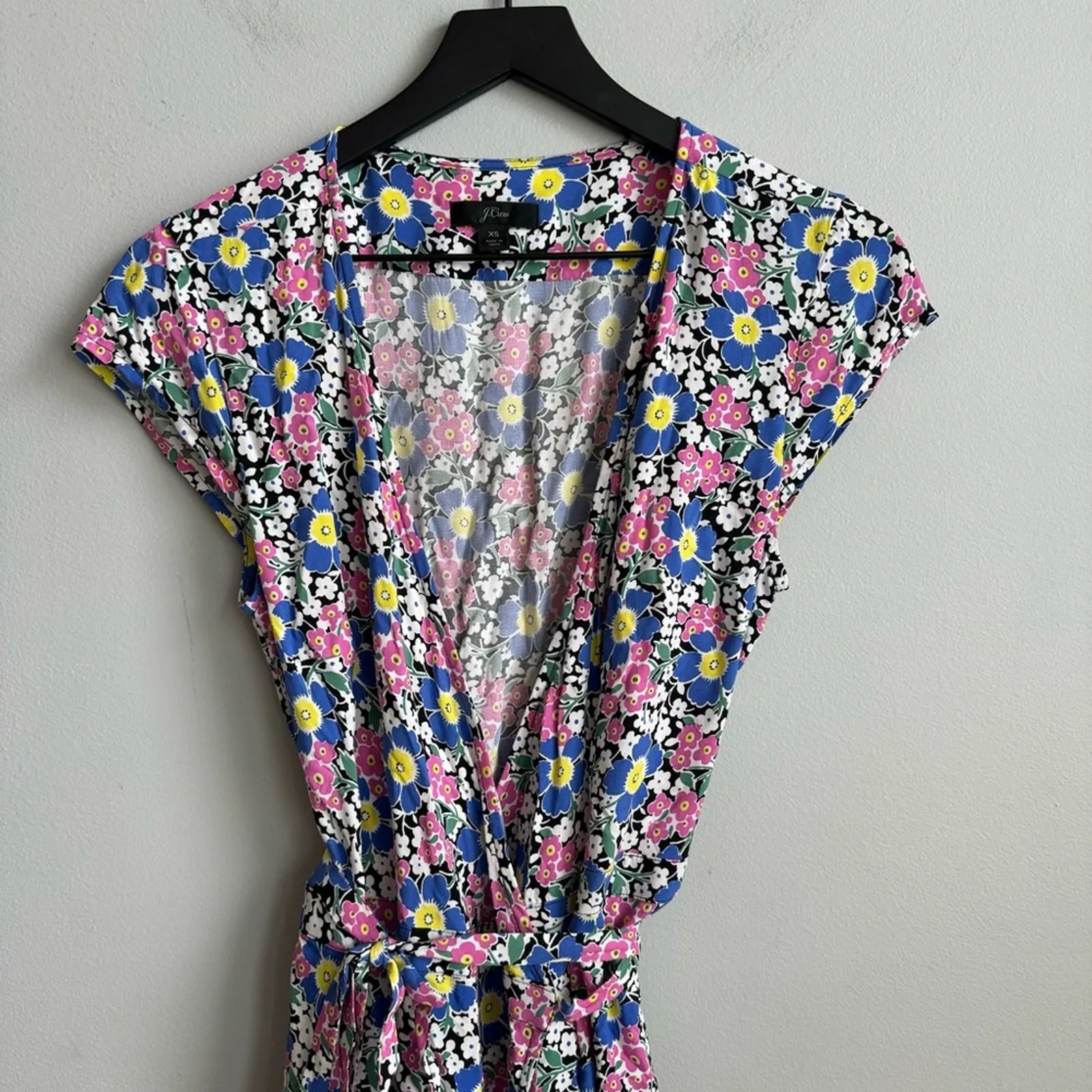 J.Crew Fabrizia Floral Print Wrap Dress Size XS Style L4133 - Image 6
