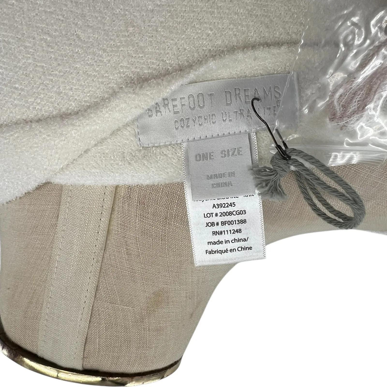 Barefoot Dreams CozyChic Ultra Lite Ocean Breeze Poncho Ombre Rose One Size - Image 11