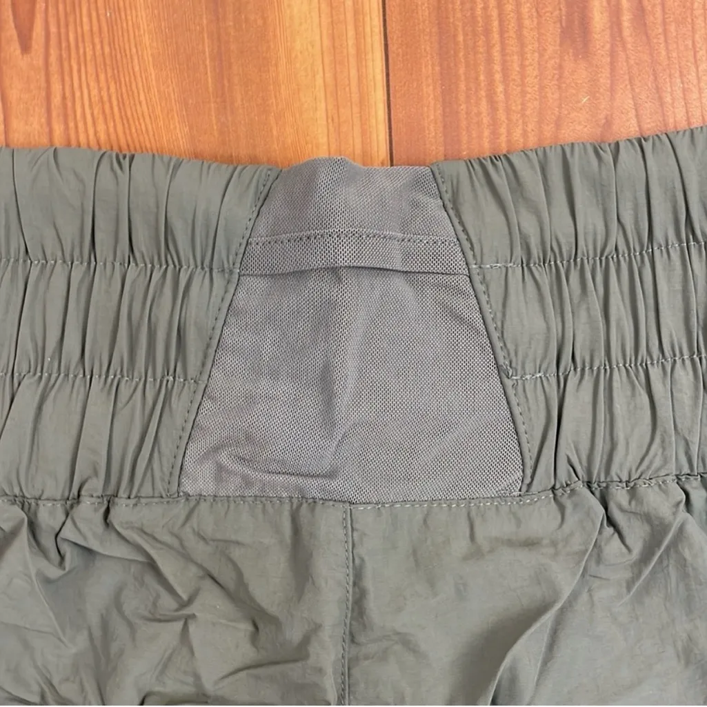 Zenana Windbreaker Athletic Running Shorts Plus Size 2X Smocked Waist Nylon New - Image 5