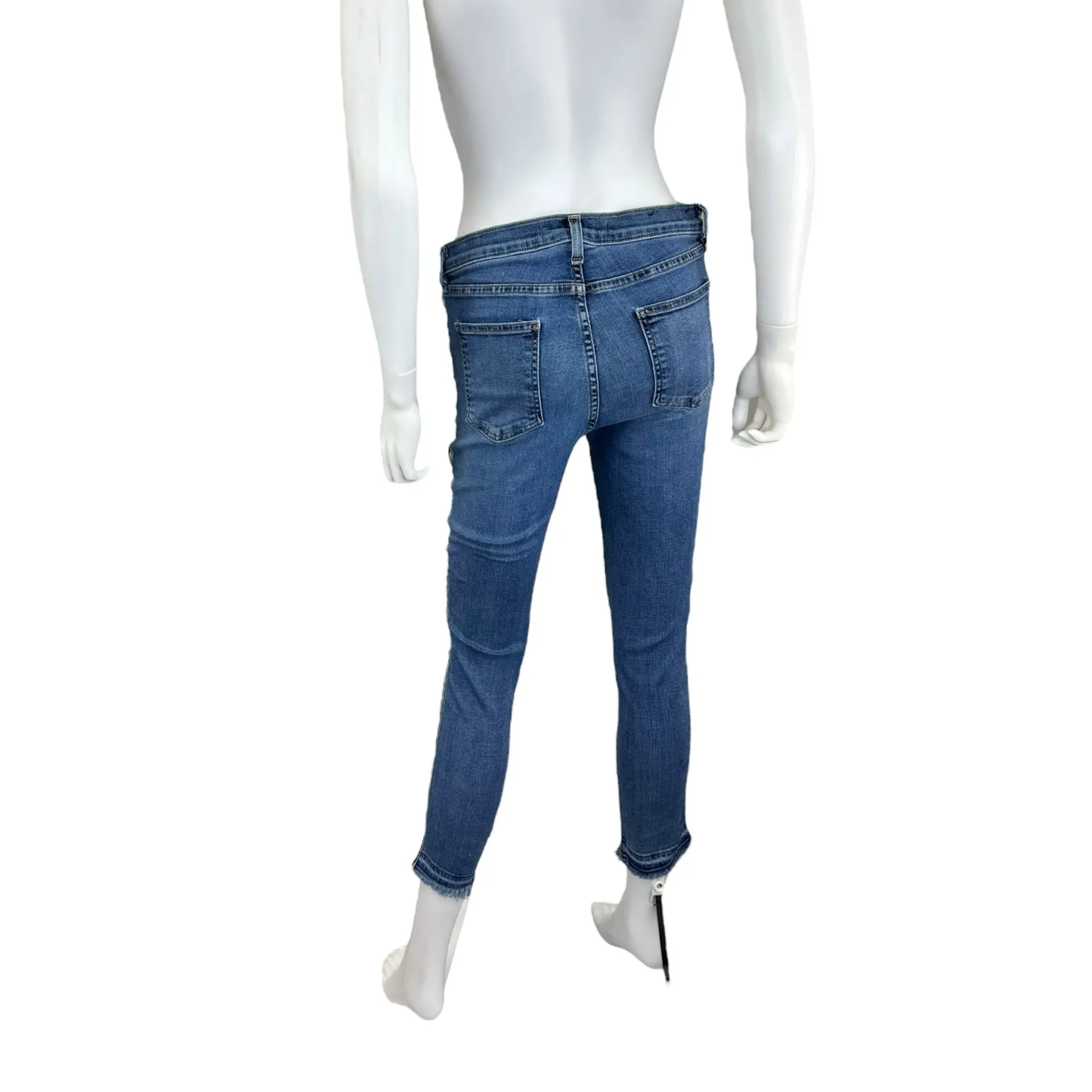 VERONICA BEARD Light Wash Skinny Jeans Size 30 - Image 3