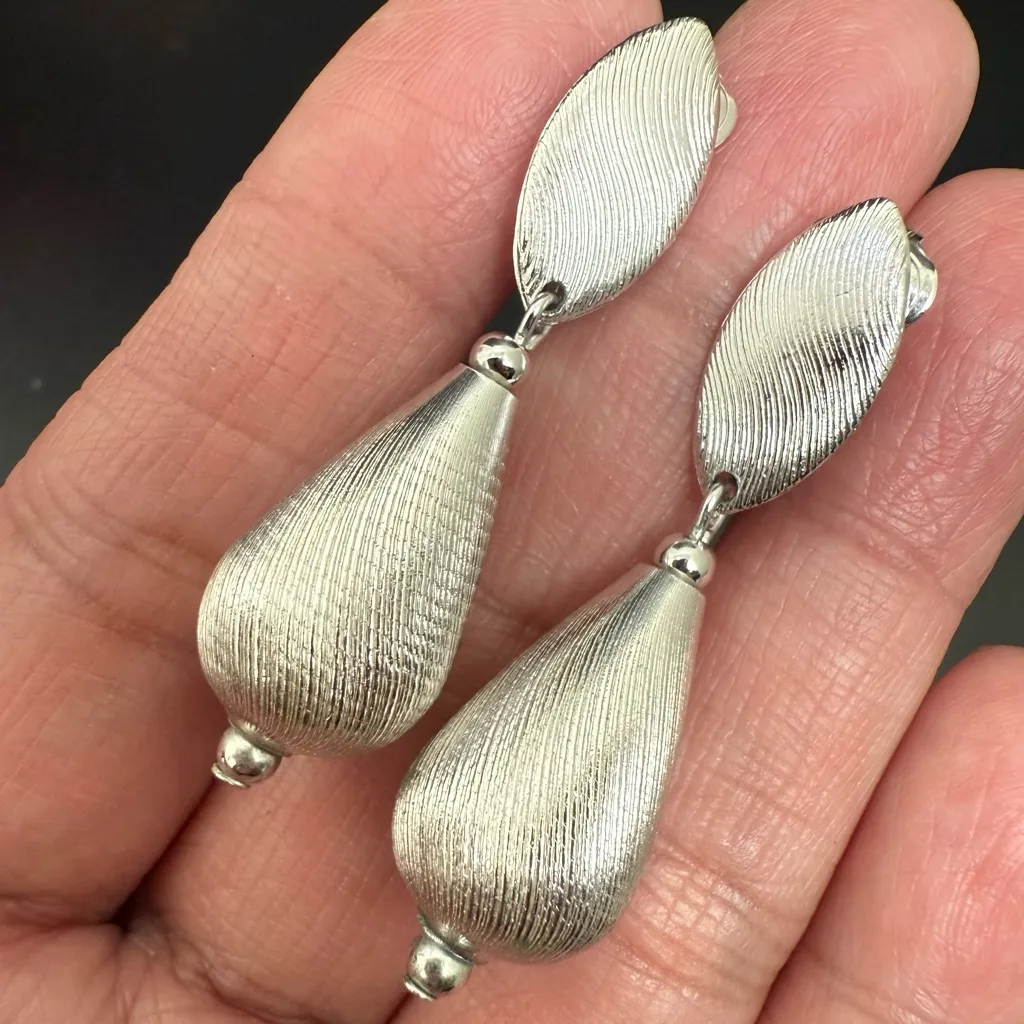 Vintage SARAH COVENTRY Brushed Silver - Image 6