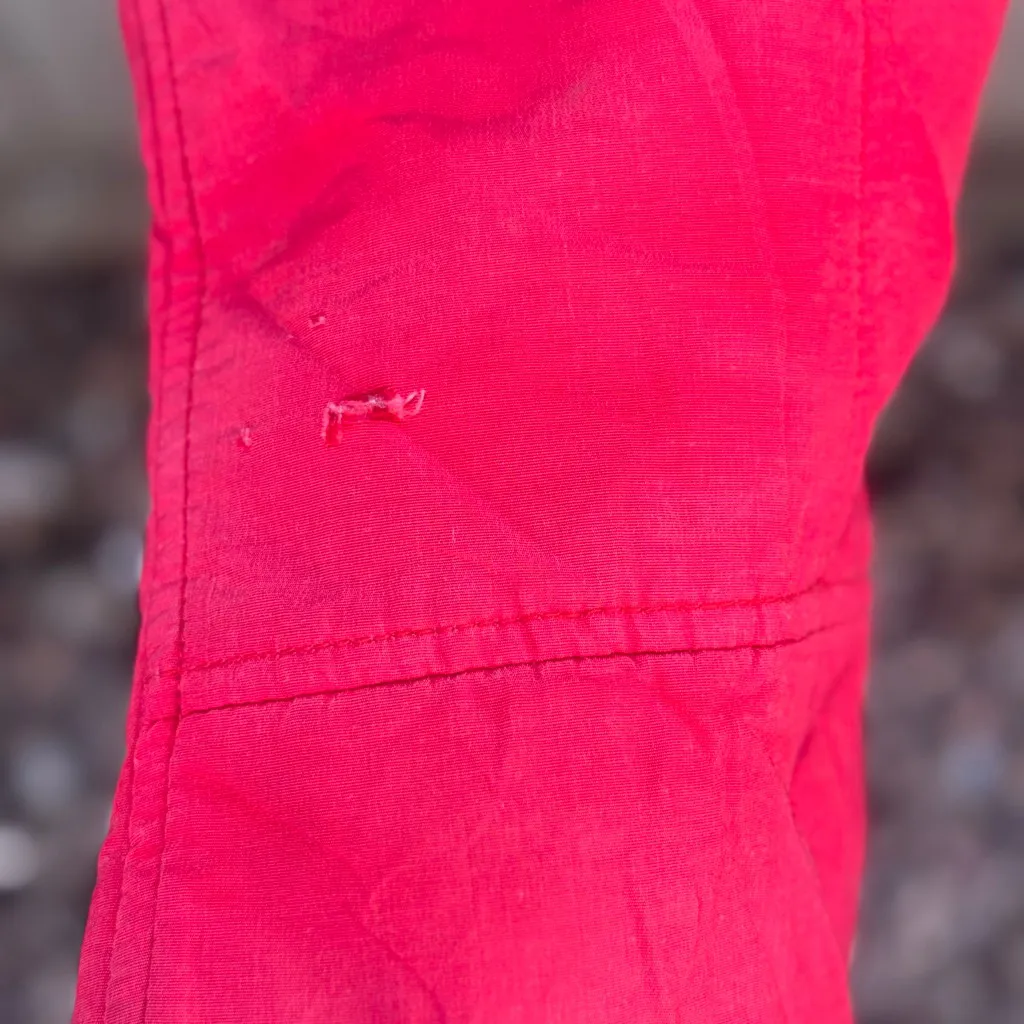 VINTAGE Snowy Mountain Overalls Snow Bib Ski Bib Women's L - Image 13