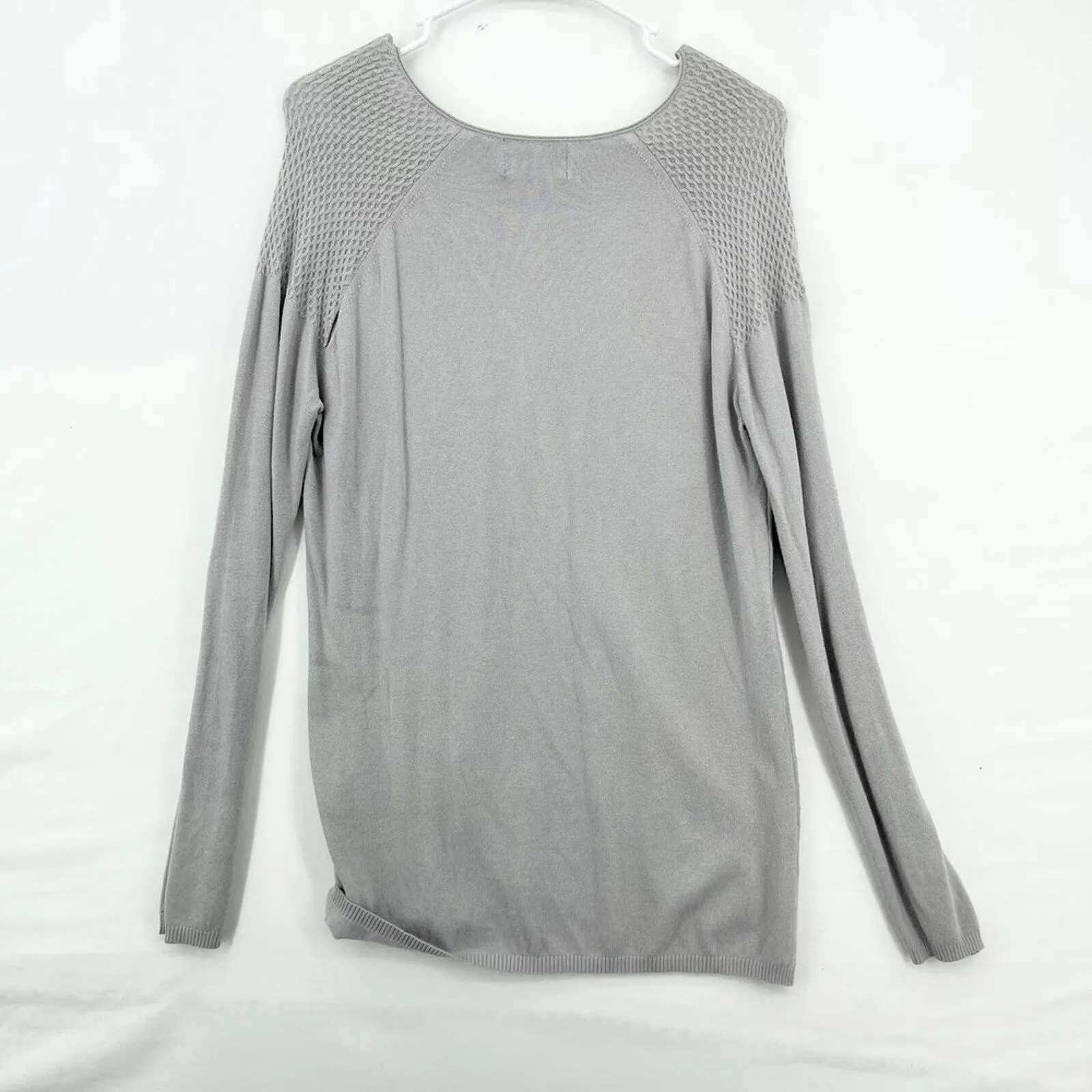 Barbour Merino Wool Long Sleeve Comfort Knit Light Sweater Size 10 - Image 8