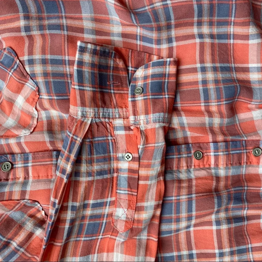 Aeropostale Plaid and Lace Button Up Shirt - Image 12