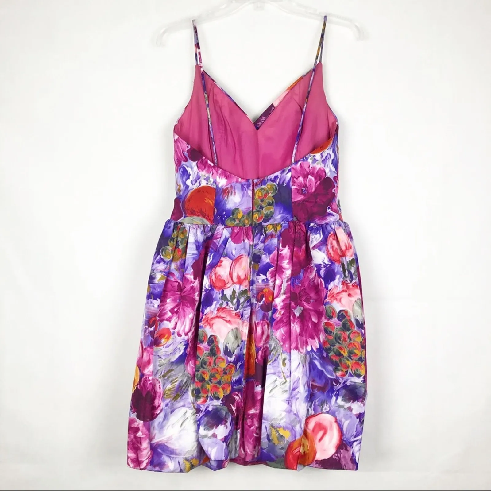 Scott McClintockVintage 80s Sleeveless Floral Bubble Dress Size 8 Pink - Image 6