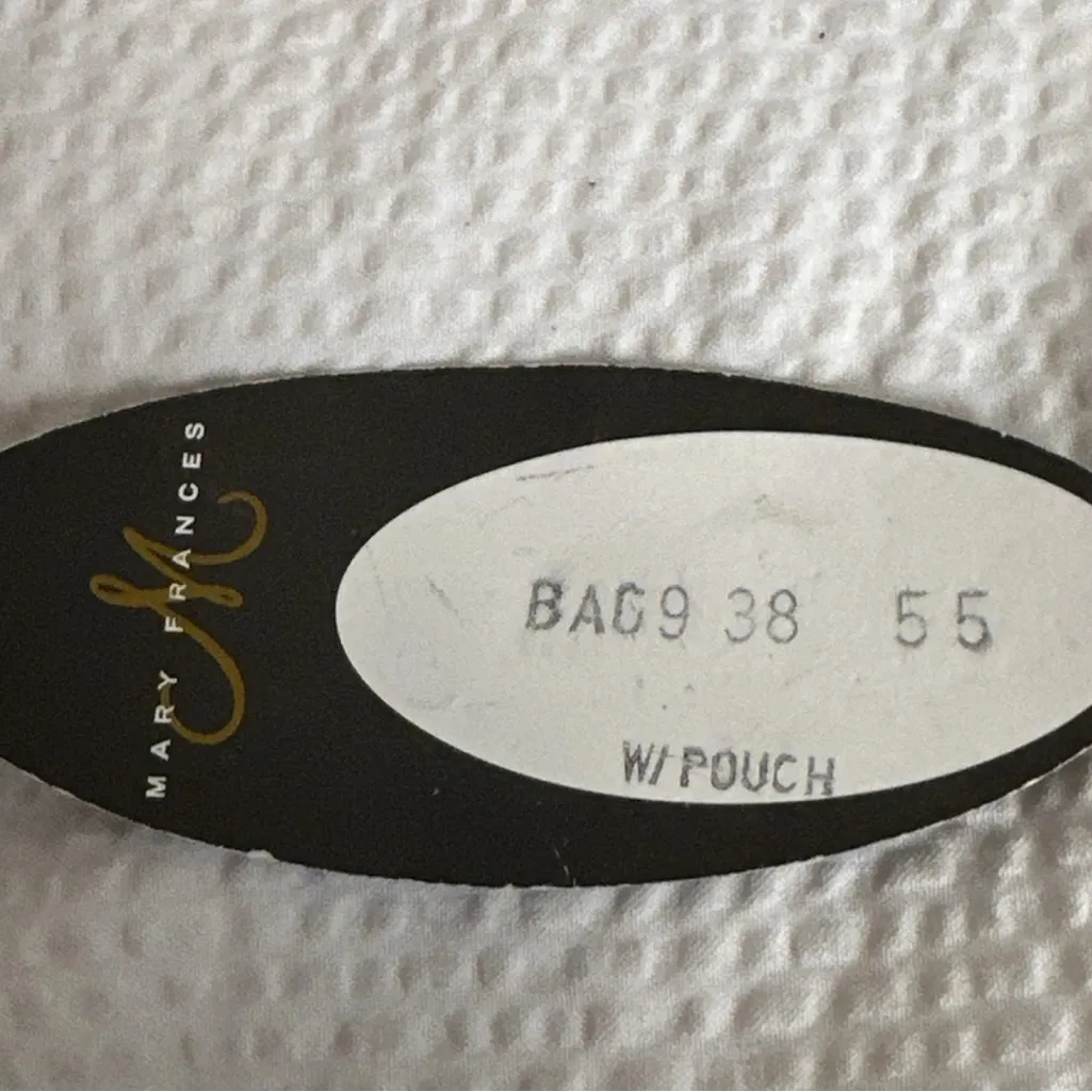 Mary Francis beaded beauty handbag small Pink - Image 8