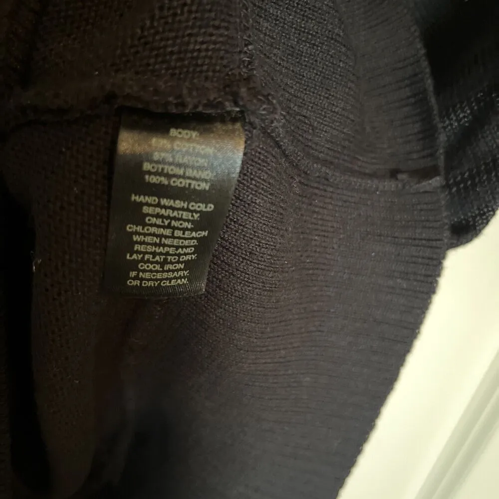 White House Black Market Sweater Dress Cotton stretch Knit Mini size XS - Image 6