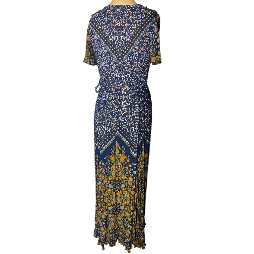 Patrons of Peace Boho Floral Maxi Wrap
Dress XS - Image 4