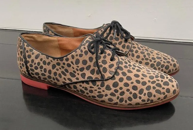 Leopard Oxford Shoes - Image 3