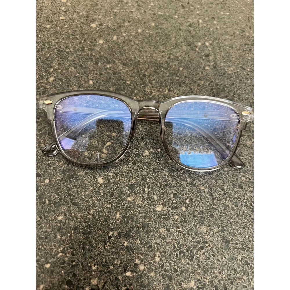 Blue Light Glasses lot of 2 Silver - Image 3