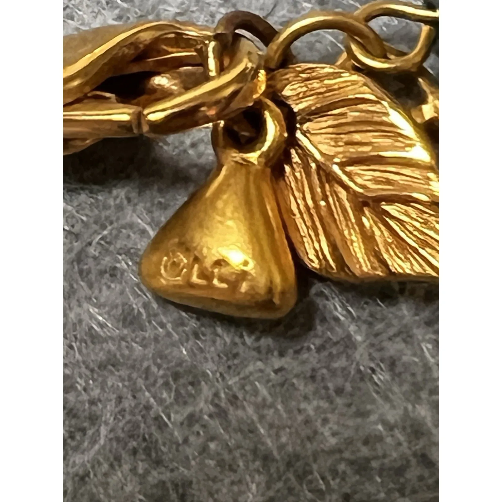 032-020 Vintage Signed LCI Liz Claiborne 2 Tier  BEADS Beaded Necklace - Image 6