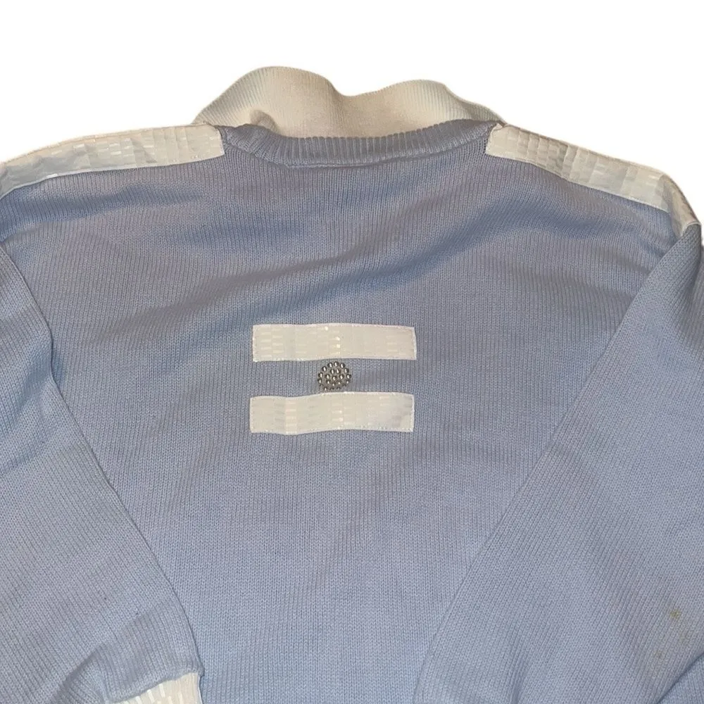 Mardel Vintage Blue and White Sweater OS Size undefined - Image 4