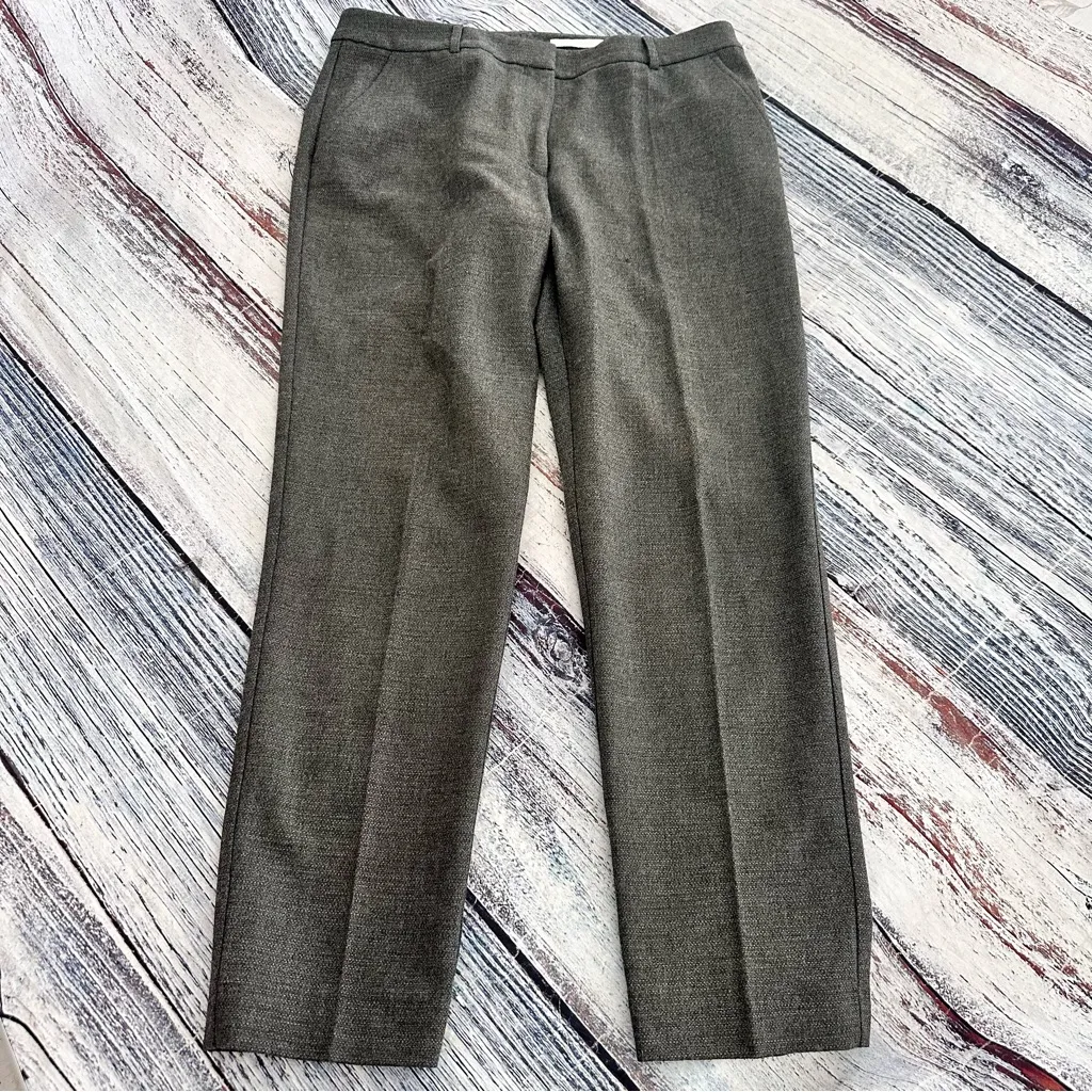HUGO BOSS Gray Women's Wool Blend Pants - Image 2
