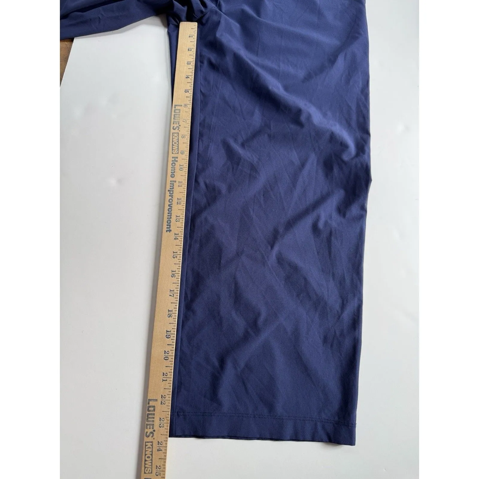 Weekends by Chico's Active Pants Women's Size 2 Blue Pull On Straight Blue - Image 7