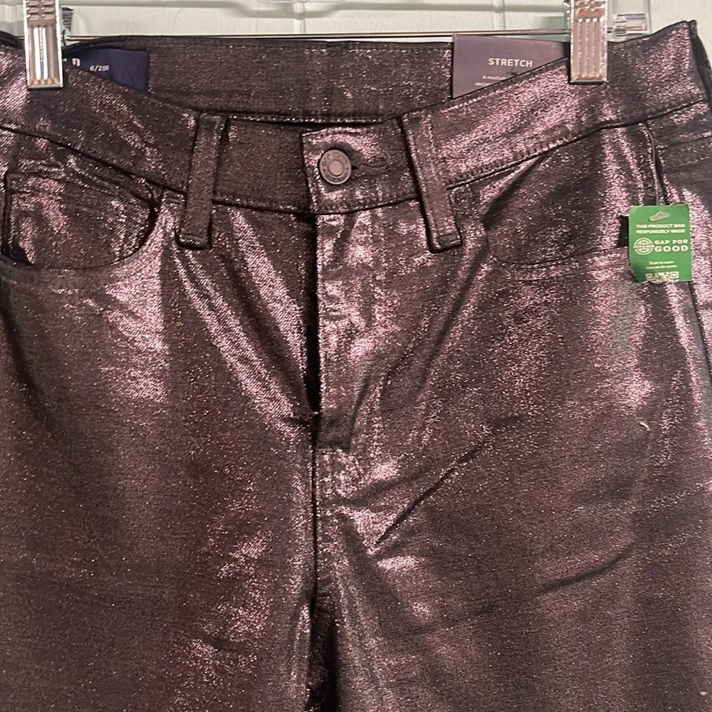 Gap NWT Really sparkly black jeans - Image 2