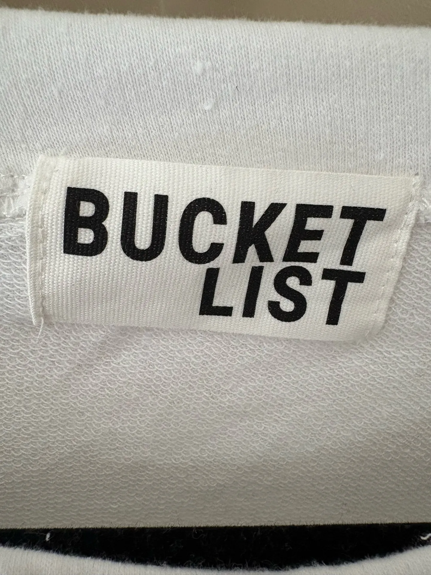 Bucket List Tee White Size L - Image 2