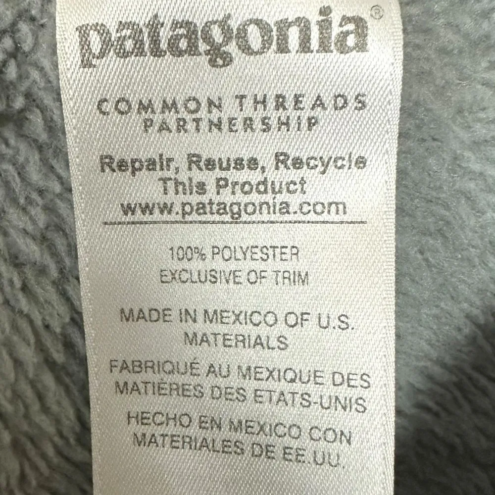 Patagonia Women's Medium Re-Tool Snap-T Pullover in Tailored Grey Dolomite Blue - Image 8