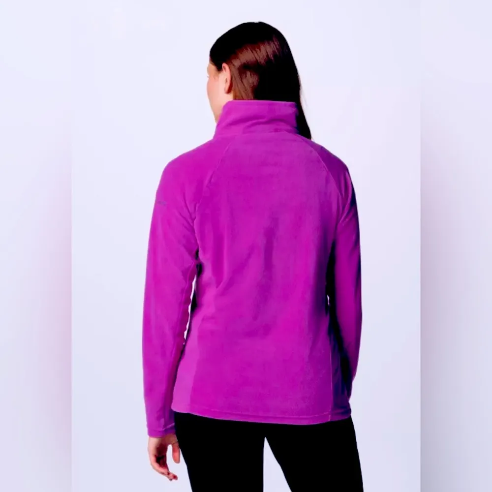Artic Air Fleece 1/4 Zip Fleece Top Magenta Size M NWT - Image 3
