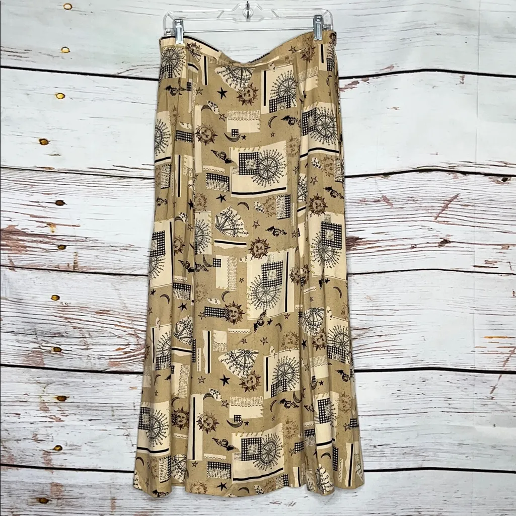 Pendleton  14 Tall Star Moon Celestial 2 Pc. Button Up Blouse & A-Line Skirt Set - Image 6