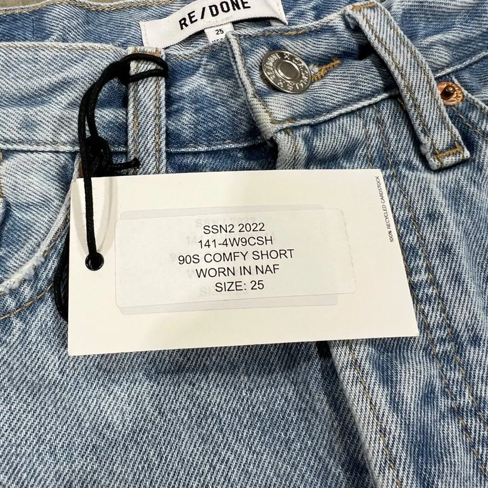 NEW RE/DONE 90s COMFY SHORTS IN NAF SZ 25 - Image 3