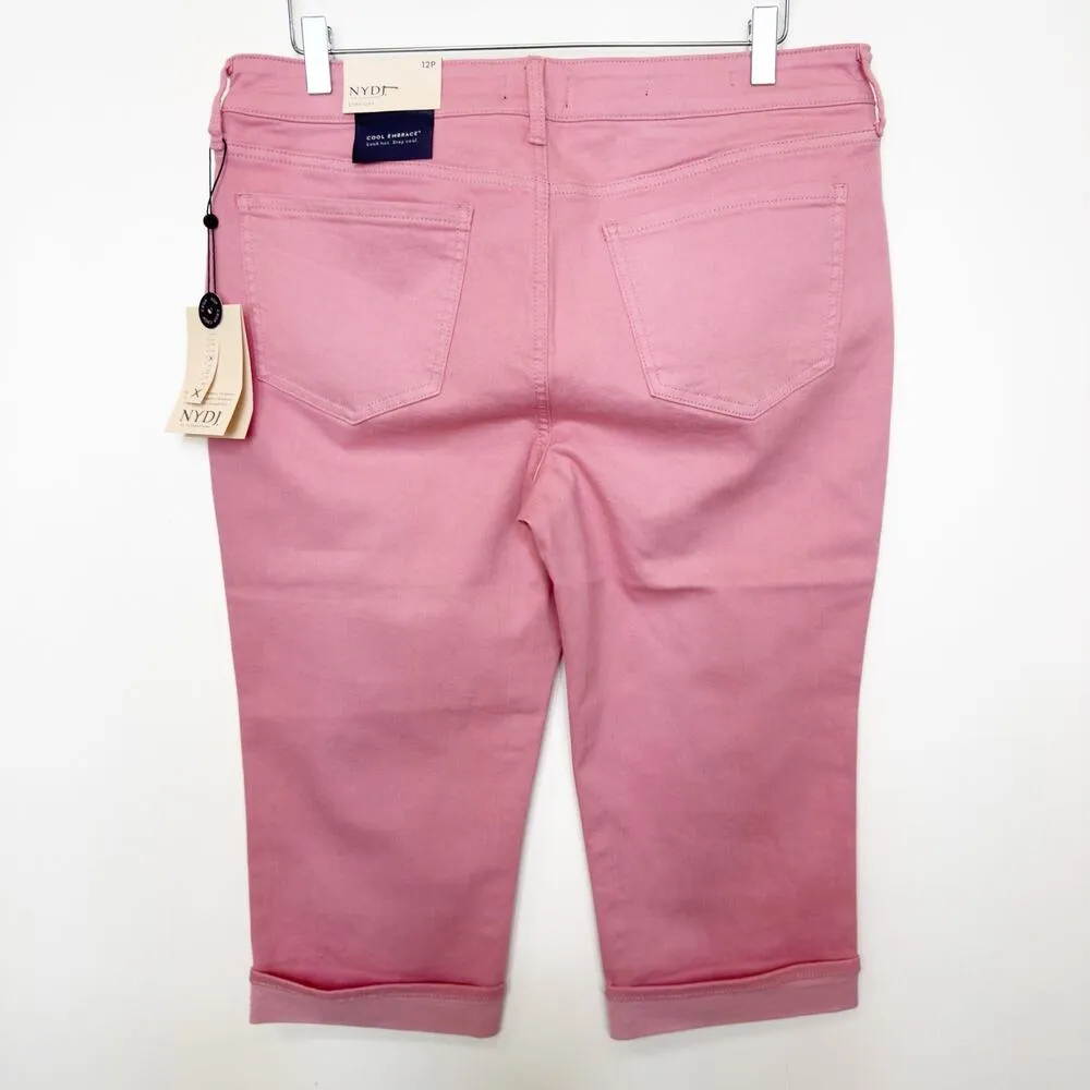 NWT NYDJ Women's Marilyn Cropped Cuff Jeans 12P - Image 3
