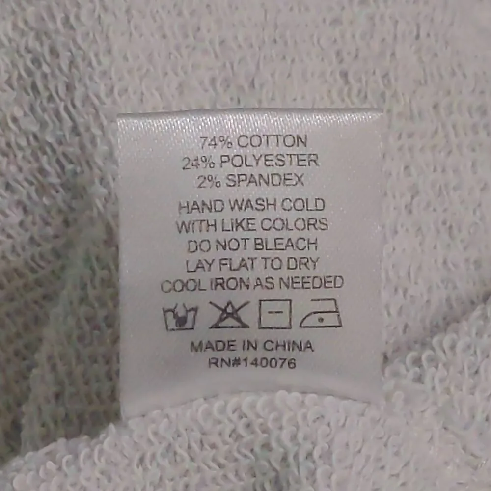 Generation Love Pullover Sweatshirt Women's M Gray Yellow Tassels Trim - Image 5