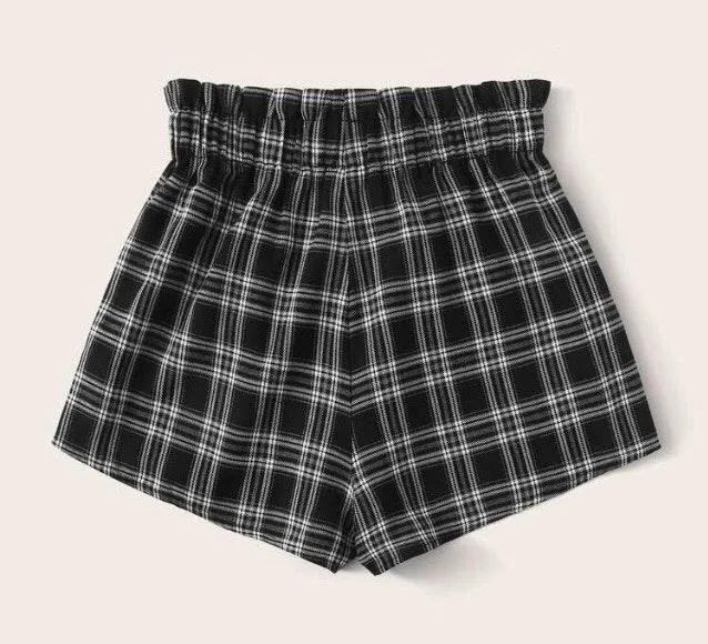 Plaid Paper Bag Shorts❕ON HOLD - Image 2