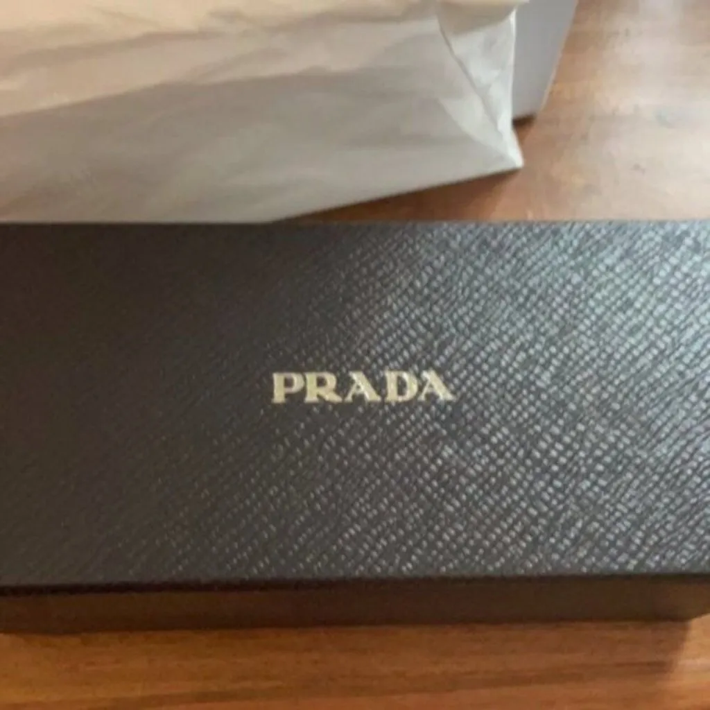 Prada 61mm Oval Sunglasses silver - Image 7