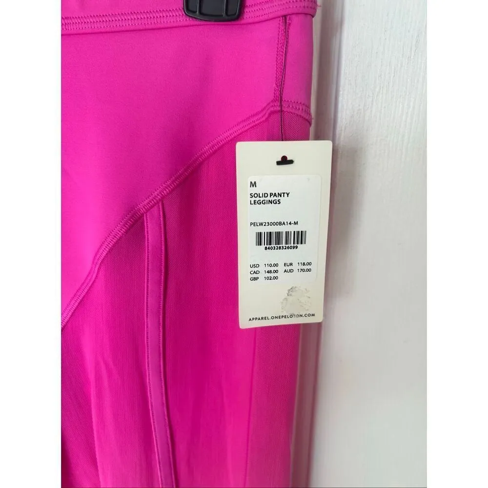 Peloton Brittany Allen x Solid Panty Legging size M hot pink mesh sexy - Image 2