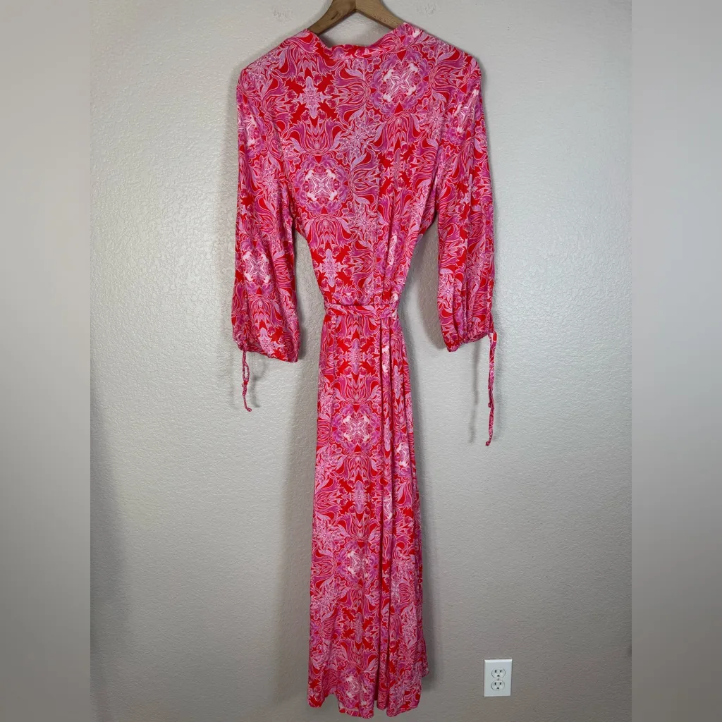 Melissa Odabash Gabby Kaftan Swim Cover size XS NEW $557 in Carnival Pink - Image 10