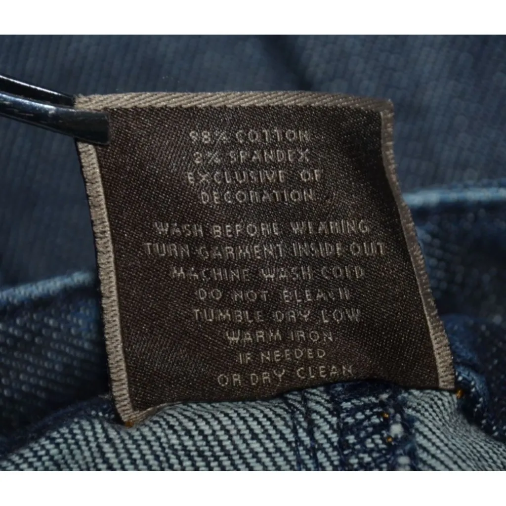 Ann Taylor Jeans Womens Size 10 Curvy Fit Lindsay Waist Blue Denim Straight Leg - Image 8