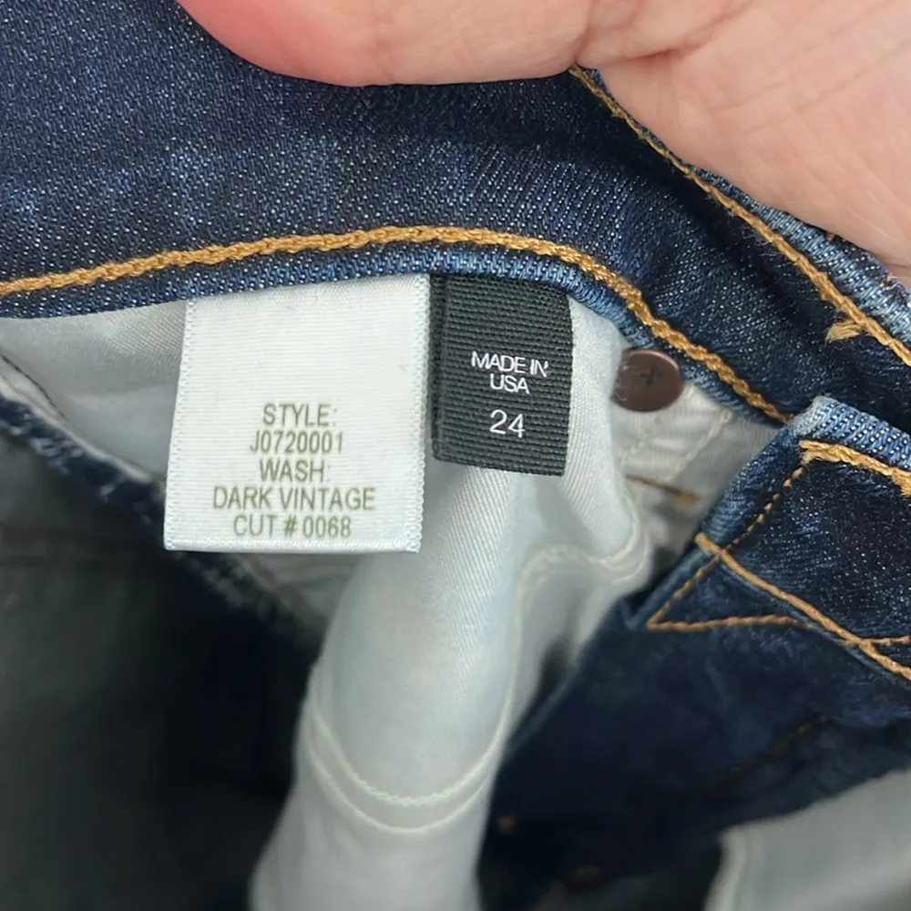 Veronica Beard Size 24 Blue Kate 10" Rise Skinny Jeans - Image 8