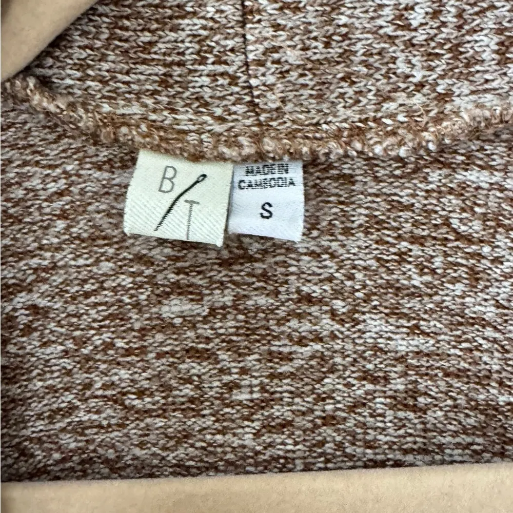 ByTavi Long Cardigan Pockets Oversized Brown small cozy warm - Image 3