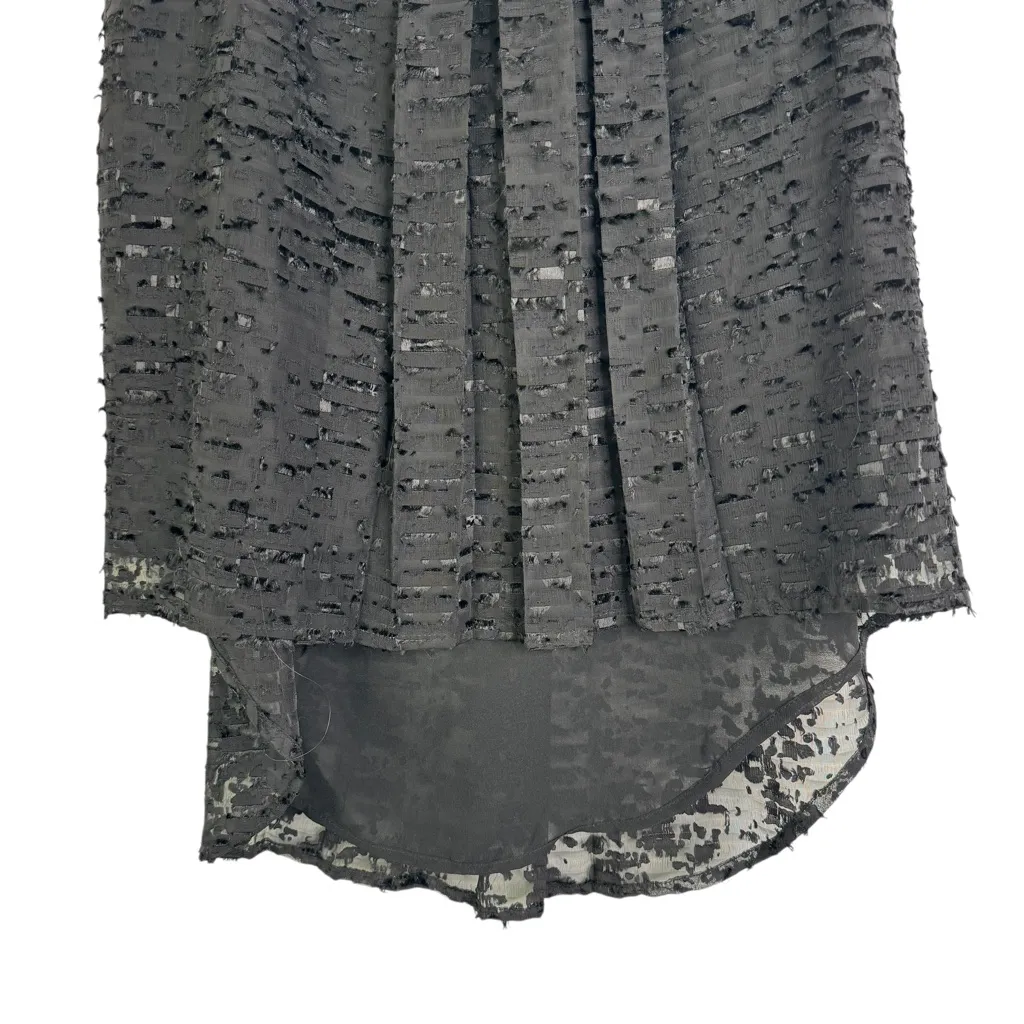 NWT ANTHROPOLOGIE SACHIN & BABI Size 8 Black Sleeveless Beaded Collar Blouse Top - Image 7